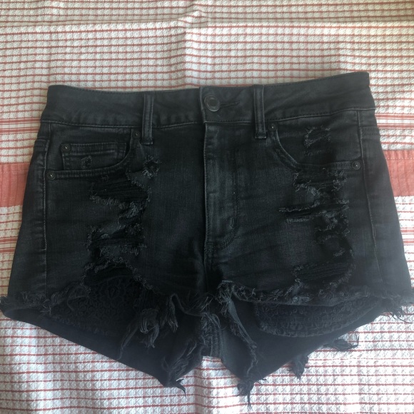 AEO Hi Rise Shortie Shorts - Picture 4 of 7